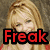 Six of a blonde woman with red clothing against a brown background, each displaying different text overlays
