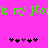 Green pixelated text 'is my Hots my Hot' on bright pink background with two of black and purple heart icons below
