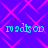 Pixelated cyan text 'madyon' repeated four times on a purple background with pink diamond-shaped patterns.