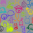 A static image with a light blue background, featuring a of colorful cartoon icons on the left and pixelated text blocks on the right