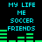 Pixelated cyan text and green bar graphs on black background, two identical side-by-side layouts with repeated phrases.