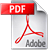 Red PDF document icon with Adobe logo, featuring a red banner labeled 'PDF' and a red stylized 'A' symbol on a white background.