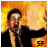 A 48x48 pixel animated buddy icon showing a man in a suit with an open mouth against a yellow-orange gradient background, displayed as two sequential frames on a contact sheet.
