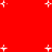 Red background with scattered white plus signs and small dots, some of which animate as larger crosses.