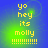 Yellow pixelated text on blue-green gradient background with dotted underline, four identical arranged in a