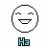 Four pixelated smiley faces with varying expressions and text below each, displayed in a on white background