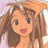 A split-frame contact sheet showing a pixelated anime-style character on the left and text elements on the right against black background.
