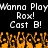 Pixelated text and orange flame-like shapes on a black background, with repeated phrases and a fiery lower section.