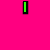 Six colored display text and symbols: two green vertical bars on pink and yellow backgrounds, two 'LOVE' texts on green and blue, and two 'YOH' texts on orange and purple