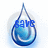 Blue water droplet icon with text overlays changing across frames: 'save', 'water', 'shower', 'with', 'now'.