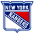 A two-frame contact sheet showing a pixelated New York Rangers logo on the left and green text reading "Original Icons .com" on the right against a dark background.