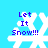 Four pixelated snowflakes on a cyan background, each with blue text reading "Let It Snow!!!" in a vertical arrangement.
