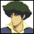 A pixelated anime-style character with green hair and a yellow-collared blue shirt appears on the left side of a contact sheet, while the right side displays stylized text reading "Anime IM" above smaller text that may be "COM" or similar.