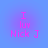 A static image with a blue-to-purple gradient background displays pink pixelated text reading "I luv Nick J" in four identical quadrants.