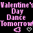 Pink pixelated text and heart symbols repeat across a black background with animated heart variations.