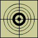 target-like icons with red text overlays changing from 'AIR' to 'GUN' and then 'CLUB', each icon featuring concentric circles on a beige background