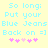 Pixelated text and pink heart symbols on a light yellow background, with two identical side-by-side layouts.