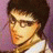 A 48x48 pixel animated buddy icon featuring a side-profile anime-style character with brown hair and light skin, paired with text reading "Anime IM" on the right against a black background.