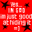 Red background with repeated white text and black star shapes in a pattern