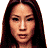 A 4-frame contact sheet of a woman with long dark hair in various poses and expressions, including front-facing, side profile, sleeping, and text overlay reading "Coolbuddy.com".