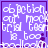 Pixelated purple background with white text reading 'object out mock trial 18 too toollook' in four repeated , each containing a small dark purple dot