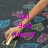 A hand reaches toward a glass on a patterned surface with pink text reading 'All You Need Is... LOVE!!' in sequence.