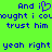Green background with blue pixelated text and a purple heart symbol, displaying repeated phrases in two