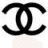 Black interlocking CC logo on white background with pink heart icon to the right.
