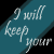 A 3x3 contact sheet of animated frames showing a teal and black striped background with text that changes from "I will keep your" to repeated "secrets" across the sequence.