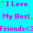 A static image with a bright cyan background displaying repeated text in pink and green