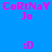 Pixelated text and emoticon on blue, cyan, green backgrounds with color-shifted variations.