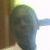 Animated icon shows a person with dark hair and light skin in profile, head turning slightly left to right against bright background.