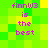 Pixelated text 'finnw3 is the best' appears in four identical positions on a green-yellow pixelated background with no visible animation changes