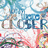Animated icon with stylized text 'D CGER' over a background of blue and white clouds, red and green abstract shapes.