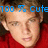 Pixelated image of a person with light skin wearing a red garment, overlaid with blue text reading '100% Cute' in a blocky font.