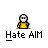Pixel art character in yellow shirt with white spherical head holding red object, transitioning through flame effects and pose changes against gray background.