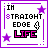 nine identical square icons with purple borders, white backgrounds, and pixelated text reading "IH STRAIGHT EDGE LIFE" surrounded by four purple stars