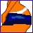 A 3x3 contact sheet of pixel art frames showing a cartoon character with orange skin and black hair in various poses, including close-ups of her torso wearing an orange outfit with blue and white accents, facial expressions, and text panels displaying "Sexii Shawty".