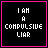 A 5x5 contact sheet of pixel art frames showing an animated icon with text and smiley faces on a black background, framed by pink borders.