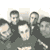 A sequence of three horizontal showing a group of people in grayscale with the word 'calm' repeated below each