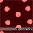 Four distinct polka-dot patterns arranged in a , each with unique color combinations and dot sizes on solid backgrounds