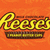 Pixelated orange background with yellow text reading "Reese's" and "Is the Chocolate" in blocky font.