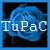 Two side-by-side animated frames showing a blue rose with text and a grayscale skeletal figure against black backgrounds.