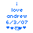 Blue pixelated text and symbols on white background with animated heart symbol change.