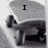 A grayscale animated sequence showing a skateboarder performing a trick with text appearing sequentially: "I", "LOVE", and "SKATERS!!!!".
