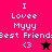 Pixelated text and symbols on a split background with pink, dark purple, black, and maroon sections.