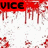 Red and white pixelated image with dripping blood effects, featuring 'VICE' text on top left and 'KINGS' text bottom right.