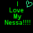 Green pixelated text and a heart symbol on black background, with one version showing the heart as hollow outline.