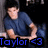 A person in a blue shirt appears across three with text "Taylor <3" changing color from blue to red to green