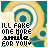 Animated contact sheet of 12 frames showing a pixelated text-based icon with repeating yellow and teal concentric circles, white clouds, and changing